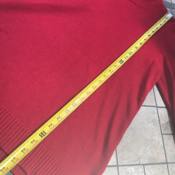 Lauren Ralph Lauren Red Cowl Neck Sweater - Picture 11 of 12